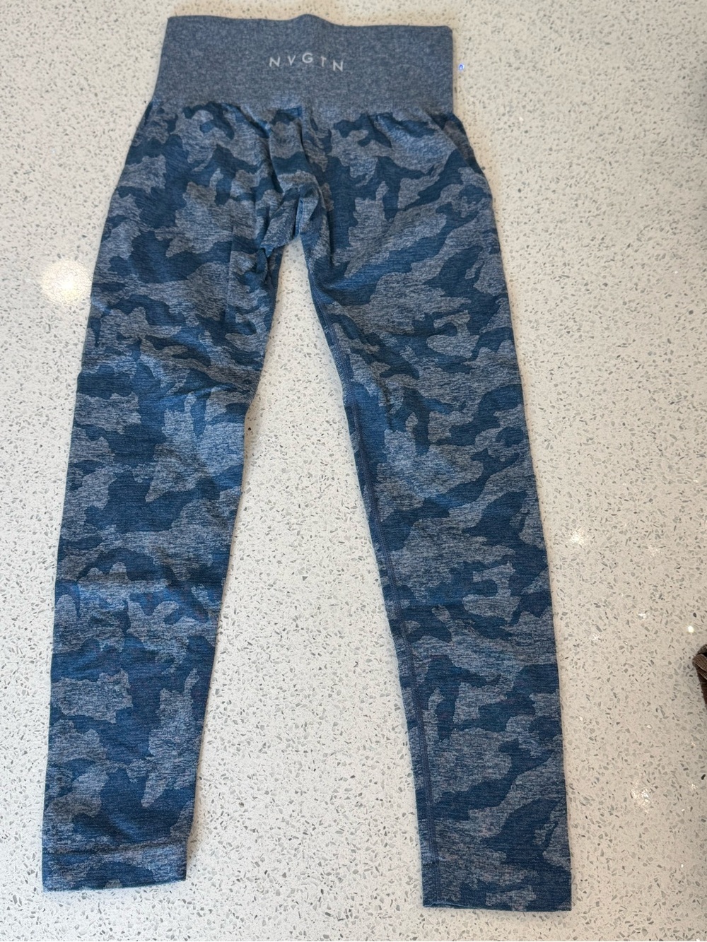 NVGTN Navy Blue Camo Seamless Leggings